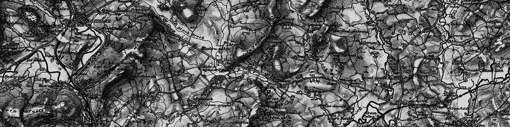 Old map of Yr Onnen in 1898