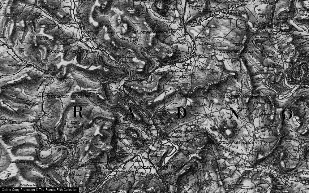Old Map of Nantserth, 1898 in 1898