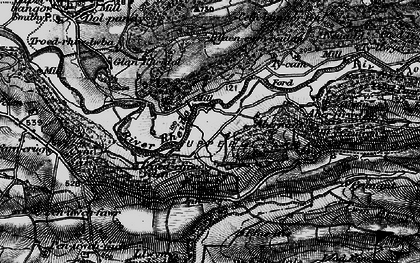 Old map of Nantyronen Station in 1899