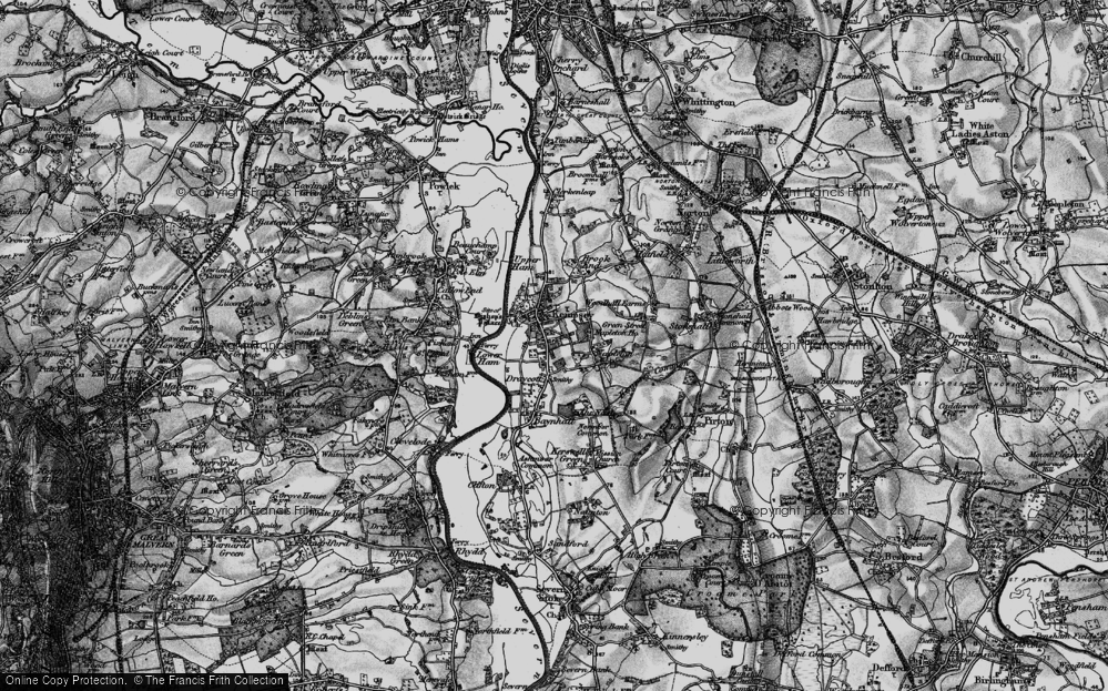 Old Map of Napleton, 1898 in 1898
