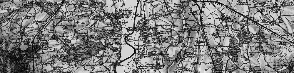 Old map of Napleton in 1898