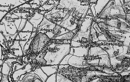 Old map of Napley in 1897