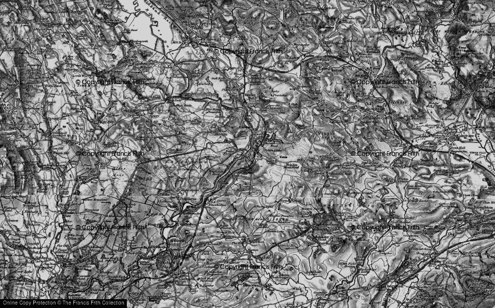 Old Map of Nappa, 1898 in 1898
