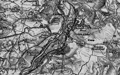 Old map of Nappa in 1898