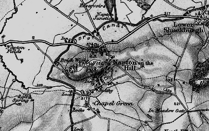 Old map of Napton on the Hill in 1898