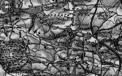 Old map of Blackmoor Hill in 1898