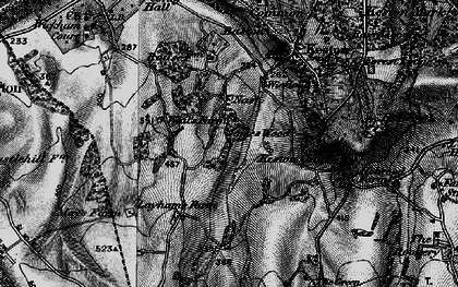 Old map of Nash in 1895