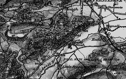Old map of Nash in 1899