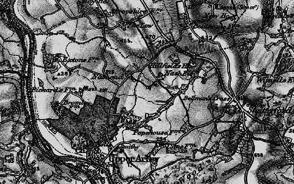 Old map of Nash End in 1899