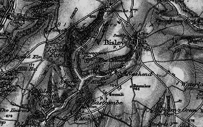 Old map of Nashend in 1896