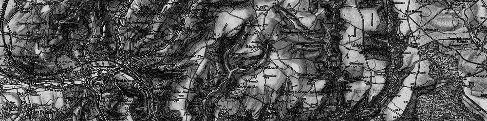 Old map of Nashend in 1896