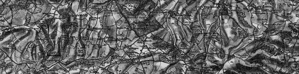 Old map of Nashes Green in 1895