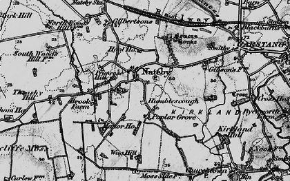 Old map of Nateby in 1896