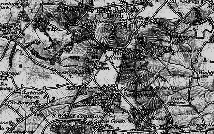 Old map of Navestock Side in 1896