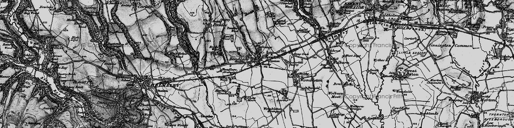 Old map of Nawton in 1898