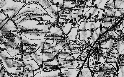 Old map of Neal's Green in 1899