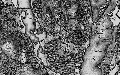 Old map of Near Sawrey in 1897
