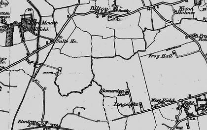 Old map of Neat Marsh in 1895