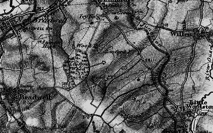 Old map of Linford Wood in 1896