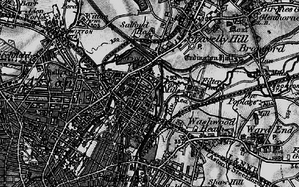 Old map of Nechells in 1899