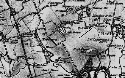 Old map of Nedderton in 1897