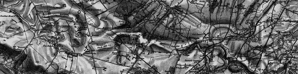 Old map of Nedge Hill in 1898