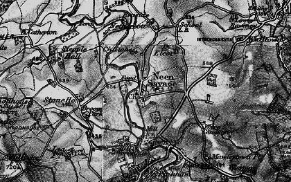 Old map of Neen Savage in 1899