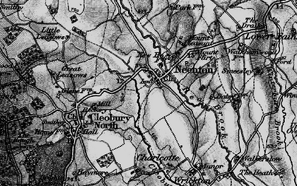 Old map of Neenton in 1899
