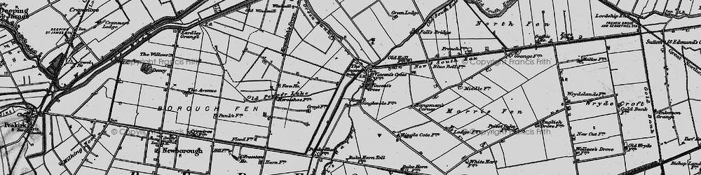 Old map of Nene Terrace in 1898