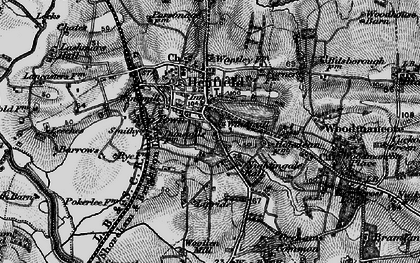 Old map of Nep Town in 1895