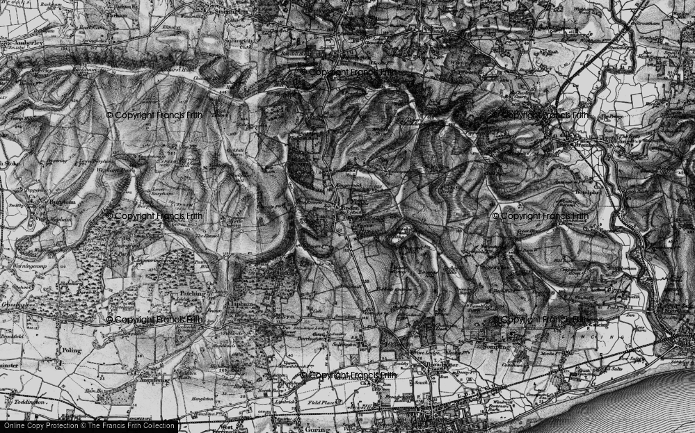 Old Map of Nepcote, 1895 in 1895