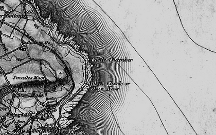Old map of Ness Point in 1897