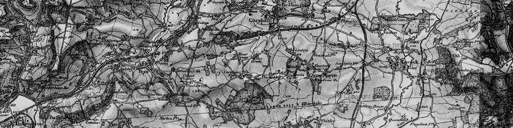 Old map of Neston in 1898