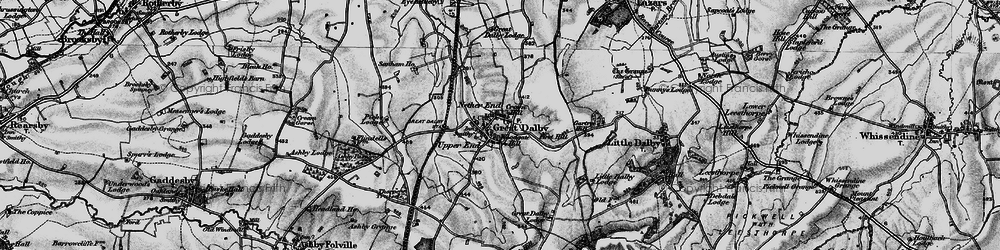 Old map of Nether End in 1899