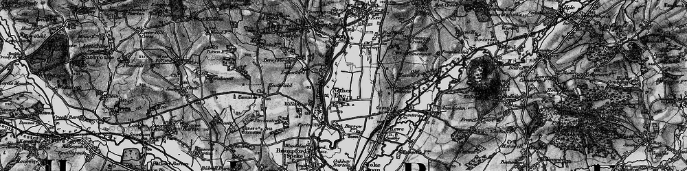 Old map of Yellowford in 1898