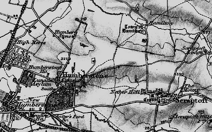 Old map of Hamilton in 1899