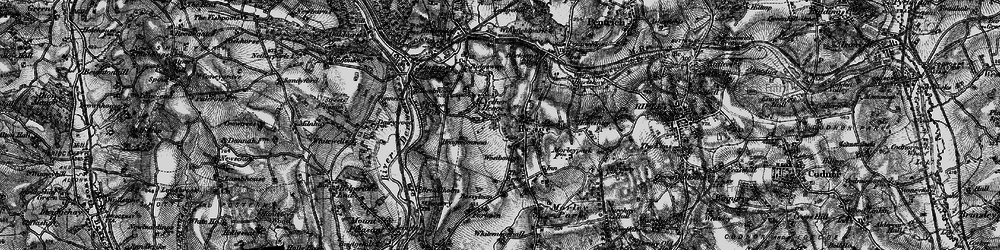 Old map of Buckland Hollow in 1895