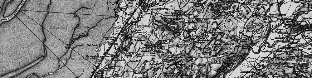 Old map of Hawksheads in 1898