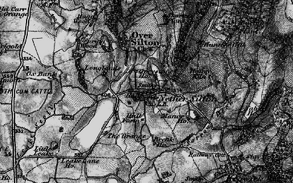 Old map of Nether Silton in 1898