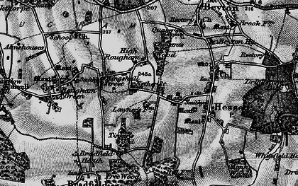 Old map of Nether St in 1898