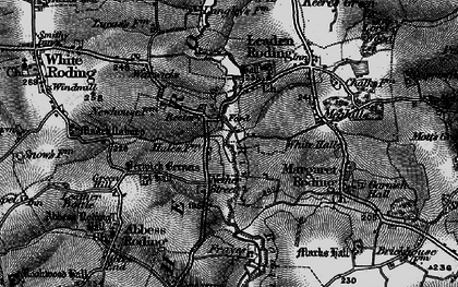 Old map of Nether Street in 1896