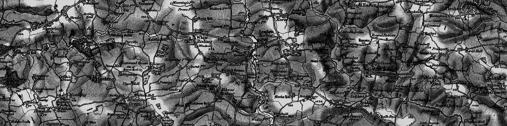 Old map of Nether Street in 1896