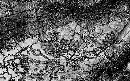 Old map of Nether Wasdale in 1897