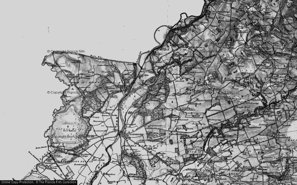 Old Map of Netherby, 1897 in 1897