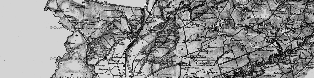 Old map of Netherby in 1897