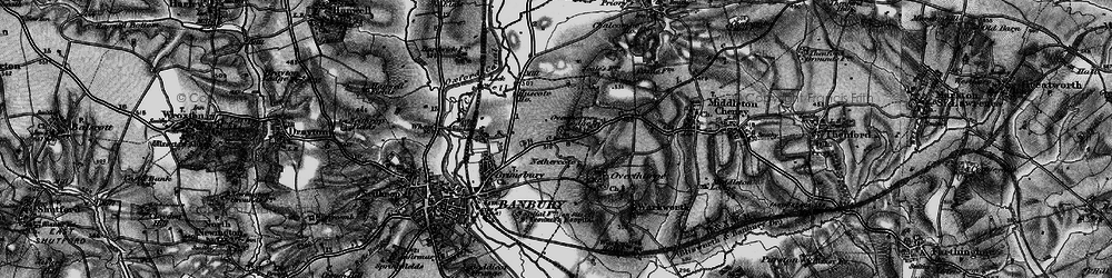 Old map of Nethercote in 1896
