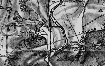 Old map of Nethercott in 1896