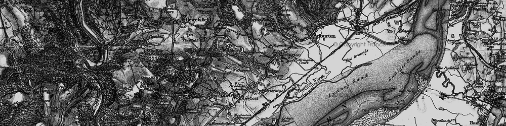 Old map of Netherend in 1897