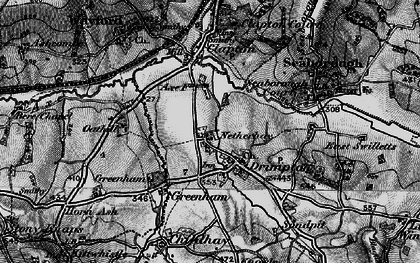 Old map of Netherhay in 1898