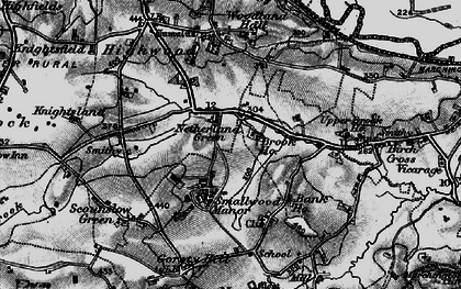 Old map of Woodford in 1897